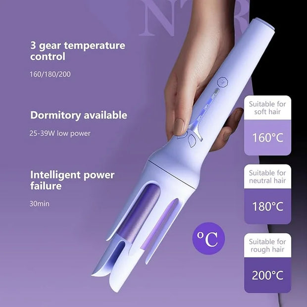 Automatic Premium Hair Curler, Large Waves(Perfect Curls in 5 Minutes)