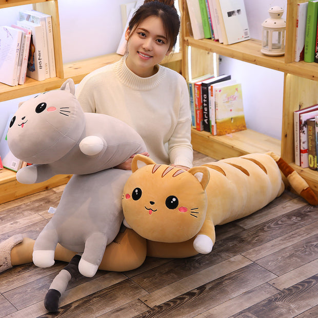 Adorable Cat Plush Doll Pillow
