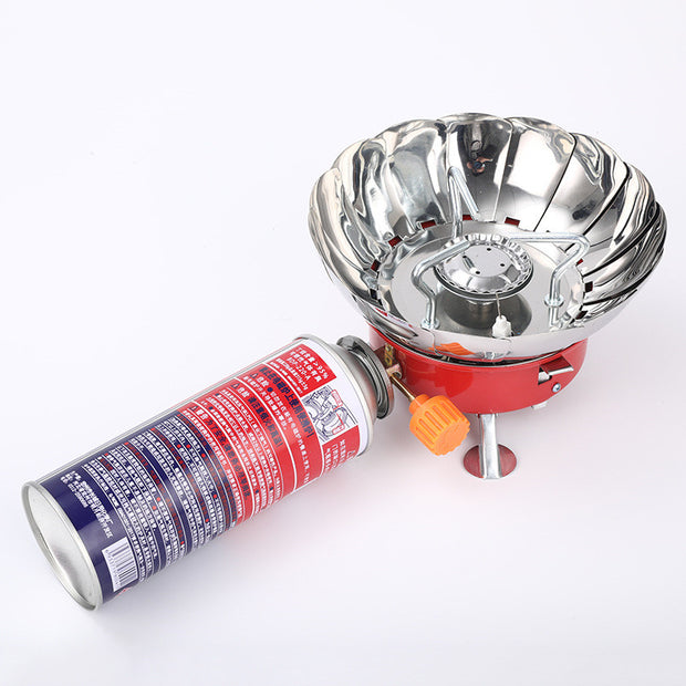 Picnic Gas Tank Stove Camping Cassette Stove Outdoor Portable Folding Small Square Stove