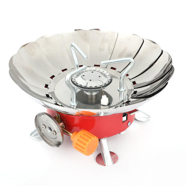 Picnic Gas Tank Stove Camping Cassette Stove Outdoor Portable Folding Small Square Stove