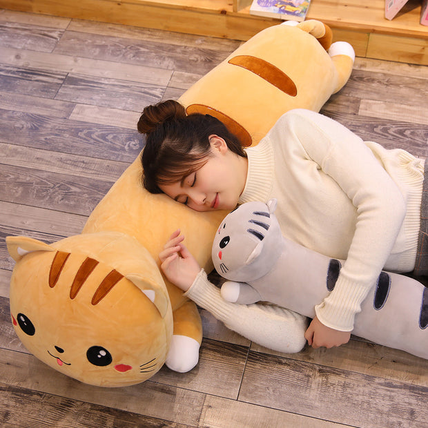 Adorable Cat Plush Doll Pillow