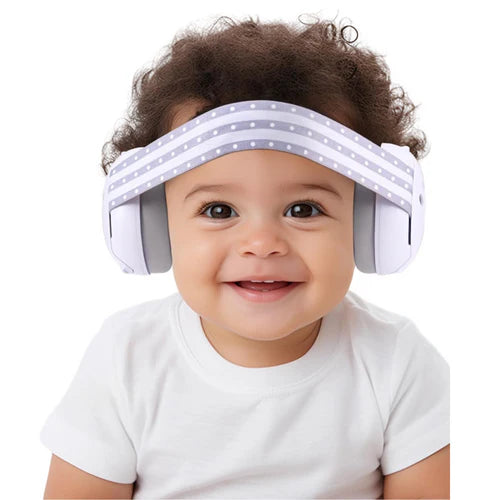 Baby Noise Cancelling Headphones: Adaptable 2-in-1 Design (Comfortable Earmuffs for 0-48 Months old Baby)