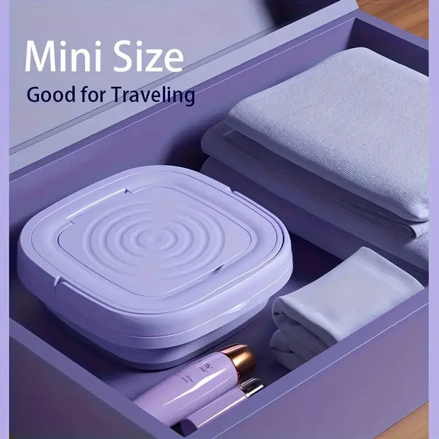 Travel/College/Apartment Mini Foldable Washing Machine(8Litres Capacity)