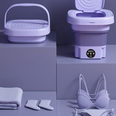 Travel/College/Apartment Mini Foldable Washing Machine(8Litres Capacity)