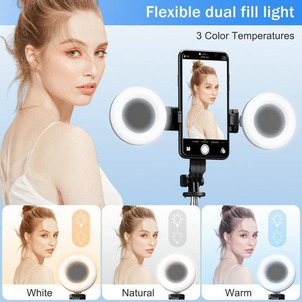 6 in 1 Bluetooth Selfie Stick Tripod with Remote