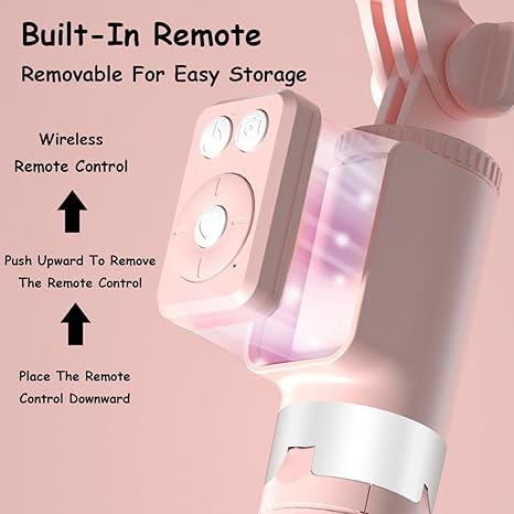 6 in 1 Bluetooth Selfie Stick Tripod with Remote