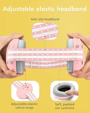Baby Noise Cancelling Headphones: Adaptable 2-in-1 Design (Comfortable Earmuffs for 0-48 Months old Baby)