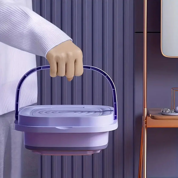 Travel/College/Apartment Mini Foldable Washing Machine(8Litres Capacity)