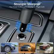 Premium 4-in-1 Retractable Car Charger Adapter 120W