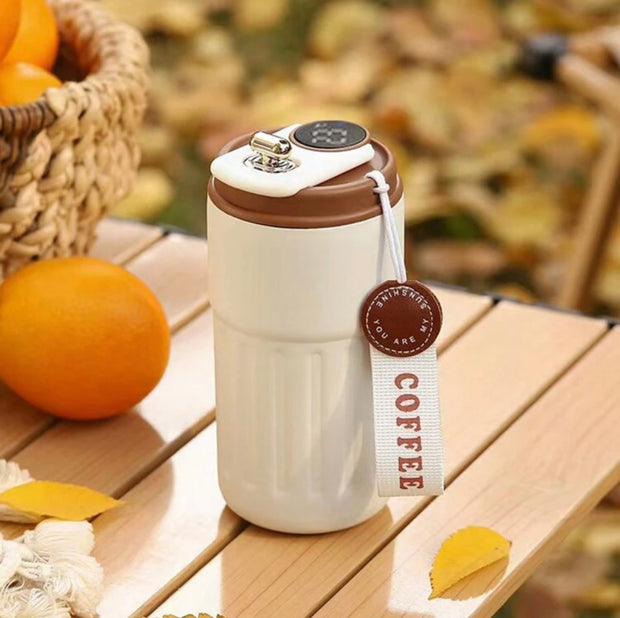 Coffee Mug with Temperature HD Touch Display(450ml)- Latest 2024(For Hot and Cold Drinks.)