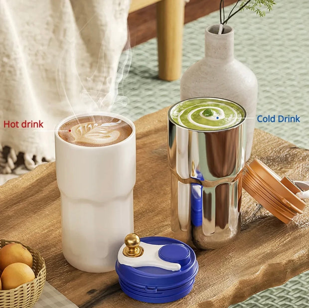 Coffee Mug with Temperature HD Touch Display(450ml)- Latest 2024(For Hot and Cold Drinks.)