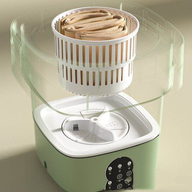 Travel/College/Apartment Mini Foldable Washing Machine(8Litres Capacity)